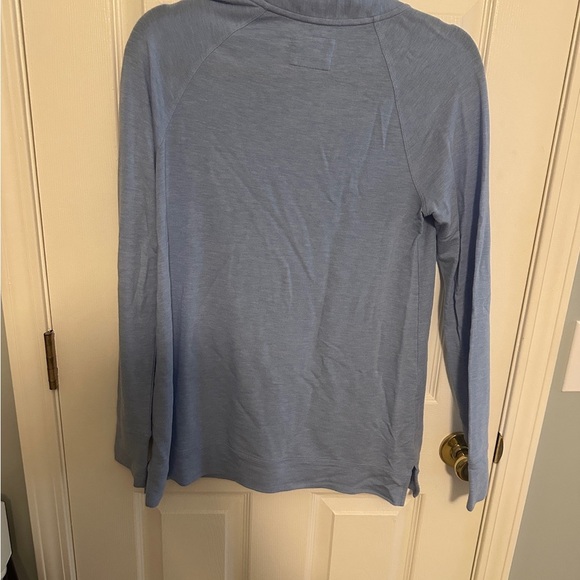Lilly Pulitzer Light Blue Half-Zip Top - Picture 3 of 3